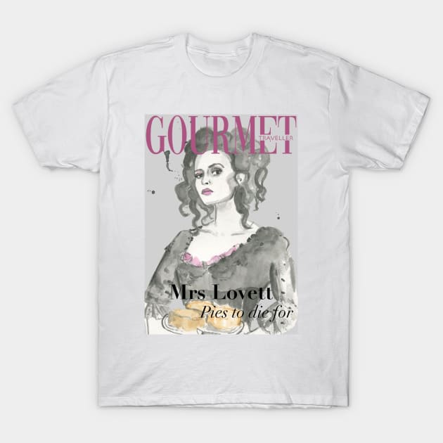 Mrs Lovett’s Pies T-Shirt by lizzielamb